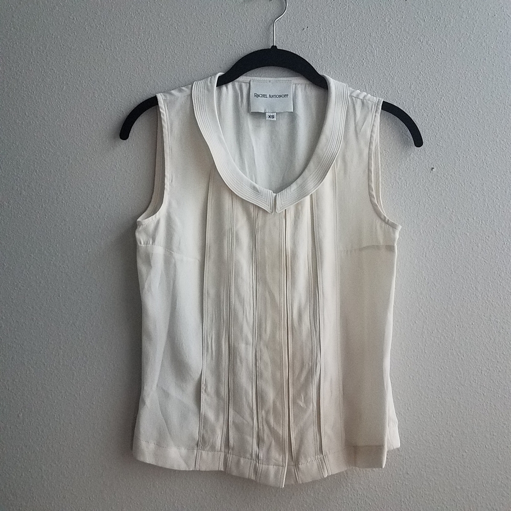 Rachel Antonoff Button Down Sleeveless Blouse
